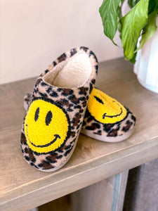 Happy Go Lucky Slippers - Leopard