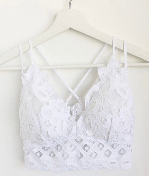 Lovely In Lace Bralette - Several colors (S-2X) *RESTOCK*