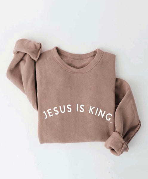 Jesus Is King Crewneck Sweatshirt
